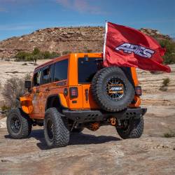 ARIES - ARIES 2082036 TrailChaser Rear Bumper for 07-18 Jeep Wrangler JK - Image 4