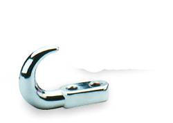 Warn - Warn 13200 Tow Hook 8000 lbs./3629 kg Chrome Front - Image 1