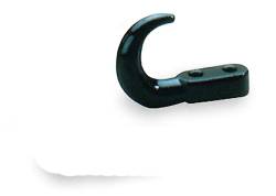 Warn - Warn 13230 Universal Front Black Tow Hook 8000lb EACH - Image 1
