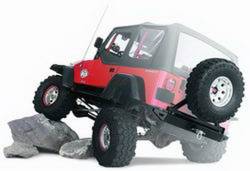 Warn - Warn 62947 Rock Crawler Rear Bumper for 76-86 Jeep CJ5 CJ7 - Image 2
