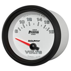 AutoMeter - AutoMeter 7891 Phantom II Electric Volt Meter Gauge 8-18V 2-5/8" - Image 2