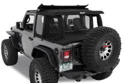 Bestop - Bestop 80101-35 TrekTop HalfTop Accessory Kit Black Diamond for 18+ Jeep JL 2DR - Image 3
