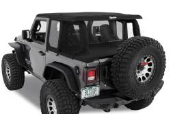 Bestop - Bestop 80101-35 TrekTop HalfTop Accessory Kit Black Diamond for 18+ Jeep JL 2DR - Image 4