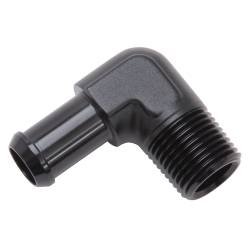Edelbrock - Edelbrock 8178 90-DEG 1/2" NPT & 5/8" Barb Black Heater Hose Fitting - Image 4
