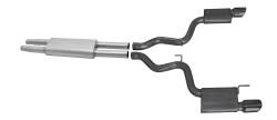Gibson Performance Exhaust - Gibson Performance 619015-B Split Rear Cat-Back Exhaust System Stainless - Image 1