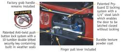 Tuffy Security Products - Tuffy Security Products 035-01 Security Glove Box for 55-86 Jeep CJ - Image 4