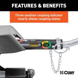 CURT - CURT 16094 Q20 5th Wheel Hitch for Silverado/Sierra 2500/3500HD 8' Bed - Image 6