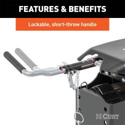 CURT - CURT 16045 Q20 5th Wheel Hitch for RAM 2500/3500 8' Bed Puck System - Image 3