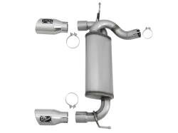aFe Power - aFe 49-48061-P Rebel 2.5" Axle-Back Exhaust Kit for 07-18 Wrangler JK 3.6L/3.8L - Image 4