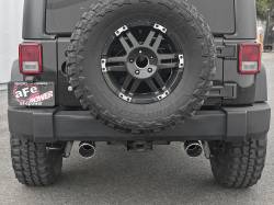 aFe Power - aFe 49-48061-P Rebel 2.5" Axle-Back Exhaust Kit for 07-18 Wrangler JK 3.6L/3.8L - Image 5