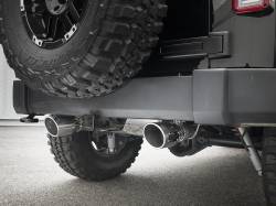 aFe Power - aFe 49-48061-P Rebel 2.5" Axle-Back Exhaust Kit for 07-18 Wrangler JK 3.6L/3.8L - Image 6
