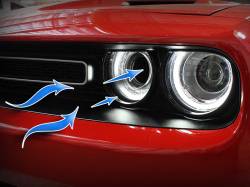 aFe Power - aFe 54-72203-SL Dynamic Cold Air Intake Scoop-Blue for 15-23 Dodge V6/V8 - Image 5
