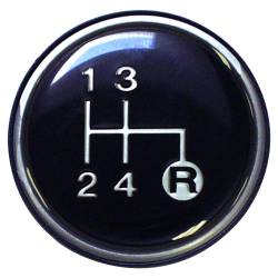 Crown Automotive Jeep Replacement - Crown J3241067 Gear Shift Knob INSERT for Jeep Cherokee XJ CJ5/CJ7/Scrambler - Image 1