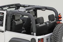 Rugged Ridge - Rugged Ridge Replacement Rollbar Cover Kit Black for Wrangler JK 2DR 13613.02 - Image 1