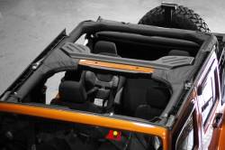 Rugged Ridge - Rugged Ridge Replacement Rollbar Cover Kit Black for Wrangler JK 4DR 13613.05 - Image 1