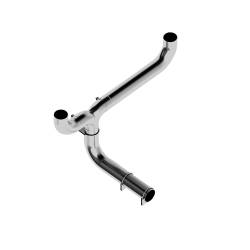 MBRP Exhaust - MBRP Exhaust UT6001 Full Size Pick-up Beds T-Pipe Kit 5" Smokers AL - Image 1