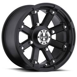Vision Wheel 393-148110MB2 393 Lockout 14x8 4x110 -61mm Matte Black