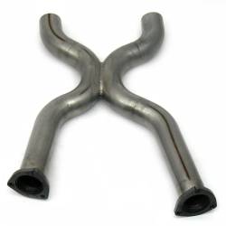 JBA Headers 6651SX 2.5" Exhaust X-Pipe 409 SS for 65-70 Ford Mustang SBF