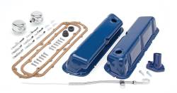 Trans-Dapt Performance - Trans-Dapt 3061 Engine Kit Blue Powder Coated for 62-85 SB Ford 260-351W - Image 1