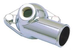 Trans-Dapt Performance - Trans-Dapt 9468 Water Neck O-Ring 1/2" NPT Vacuum Port Chrome SB/BB Chevy Late - Image 1