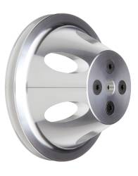 Trans-Dapt Performance - Trans-Dapt 9478 Short Water Pump Pulley 1-Groove Aluminum 55-68 Chevy 283-350 - Image 1