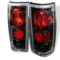 Spyder Auto - Spyder Auto 5001832 Black/Clear Euro Style Taillights - Image 1