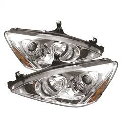 Spyder Auto - Spyder Auto 5010643 LED Halo Projector Headlights Chrome/Clear for 03-07 Accord - Image 1