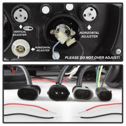 Spyder Auto - Spyder Auto 5009081 Black/Clear LED Halo Projector Headlights for 96-02 BMW Z3 - Image 5