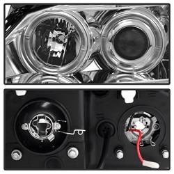 Spyder Auto - Spyder Auto 5011602 LED Halo Projector Headlights Chrome/Clear for 05-08 G6 - Image 2