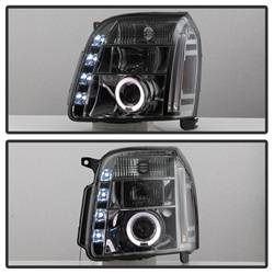 Spyder Auto - Spyder Auto 5029348 LED Halo Projector Headlights Chrome/Smoked - Image 2