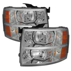 Spyder Auto - xTune Auto 5076984 Chrome/Clear Crystal Headlights - Image 1