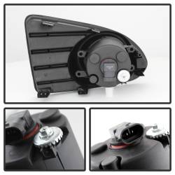 Spyder Auto - Spyder Auto 5077868 Halogen Fog Lights Black/Clear for 12-13 Scion IQ - Image 3