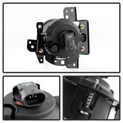 Spyder Auto - Spyder Auto 5077769 Halogen Fog Lights Black/Clear for 14-15 Mitsubishi Mirage - Image 3