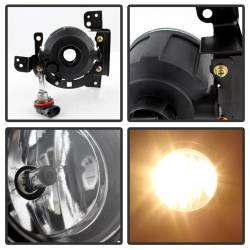 Spyder Auto - Spyder Auto 5077769 Halogen Fog Lights Black/Clear for 14-15 Mitsubishi Mirage - Image 4