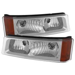 xTune Auto - xTune Auto 5079299 Clear Front Bumper Lights for 03-06 Chevy Silverado - Image 1