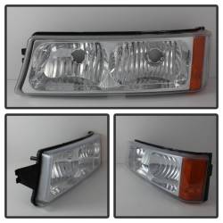 xTune Auto - xTune Auto 5079299 Clear Front Bumper Lights for 03-06 Chevy Silverado - Image 2