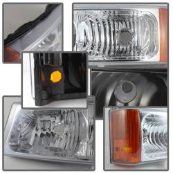 xTune Auto - xTune Auto 5079299 Clear Front Bumper Lights for 03-06 Chevy Silverado - Image 4
