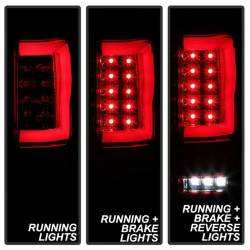 Spyder Auto - Spyder Auto 5084194 LED Light Bar Red/Clear Taillights for 04-08 Ford F150 - Image 8