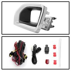 Spyder Auto - Spyder Auto 9031571 Halogen Fog Lights Chrome/Clear for 15-17 GMC Yukon/XL - Image 2