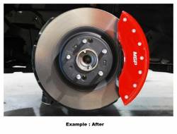 MGP Caliper Covers - MGP Caliper Covers 10200SM52RD Front/Rear Red for 15-23 Ford Mustang GT - Image 3
