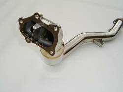 Invidia - Invidia HS05SW1DPC Downpipe w/High Flow Cat 76mm for 02-07 Subaru WRX/STi - Image 2