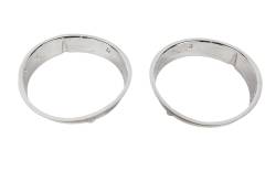 Kentrol - Kentrol 30543 Polished Silver Headlight Bezels Pair for 97-06 Jeep Wrangler TJ - Image 2