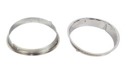 Kentrol - Kentrol 30543 Polished Silver Headlight Bezels Pair for 97-06 Jeep Wrangler TJ - Image 3