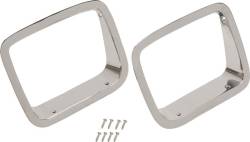 Kentrol - Kentrol 30536 Polished Headlight Bezels Pair for 87-95 Jeep Wrangler YJ - Image 1