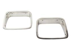 Kentrol - Kentrol 30536 Polished Headlight Bezels Pair for 87-95 Jeep Wrangler YJ - Image 2