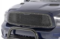 Rough Country 70197 Front Mesh Grille Insert Black for 13-18 RAM 1500