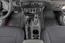 Rough Country Suspension Systems - Rough Country M-6150 Front Floor Liners Black for Jeep JL/JT - Image 2