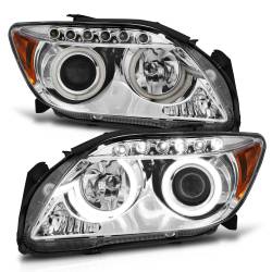 Anzo USA - Anzo USA 121120 Projector Headlight Set w/CCFL Halo Chrome for 05-10 Scion TC - Image 2
