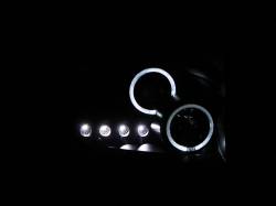 Anzo USA - Anzo 111210 Chrome Projector Headlight Set w/LED Halo for RAM Trucks - Image 3