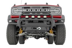 Rough Country Suspension Systems - Rough Country 51100 Black Front Bumper Nudge Bar for 21-26 Ford Bronco 4WD - Image 5